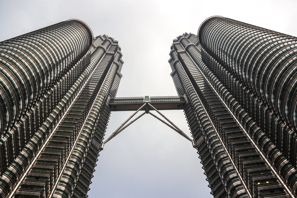 Petronas Towers skyscraper @shutterstock Kuala Lumpur itinerary