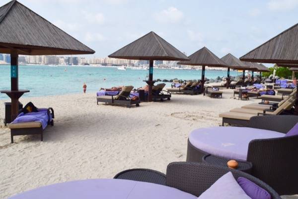 Beach front of Westin Dubai Mina