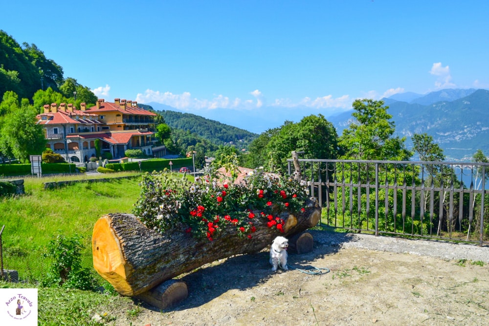 Madonna del Ghisallo with best view over lake como