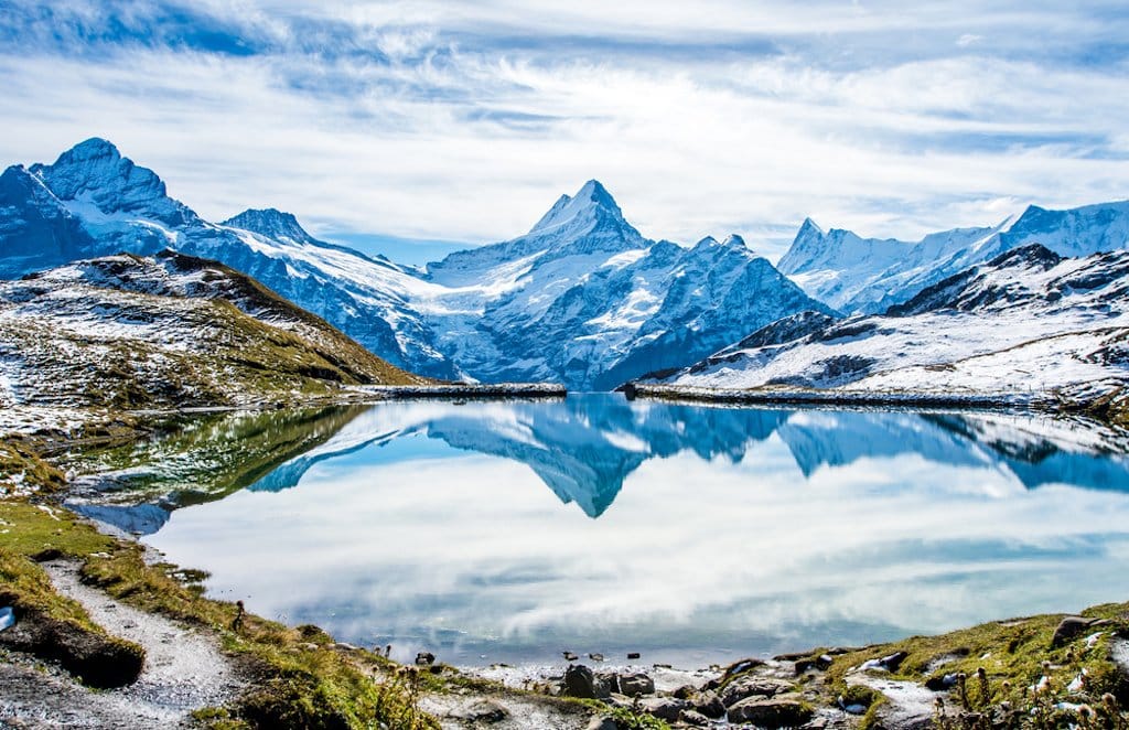 Bachalpsee in Grindelwald - not too far from Hotel Caprice