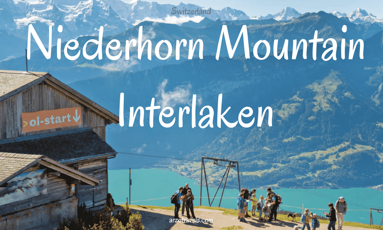 Niederhorn Mountain in Switzerland
