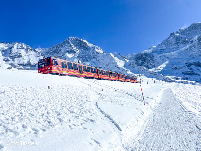 Jungfraubahn from Eigergletscher to Kleine Scheidegg