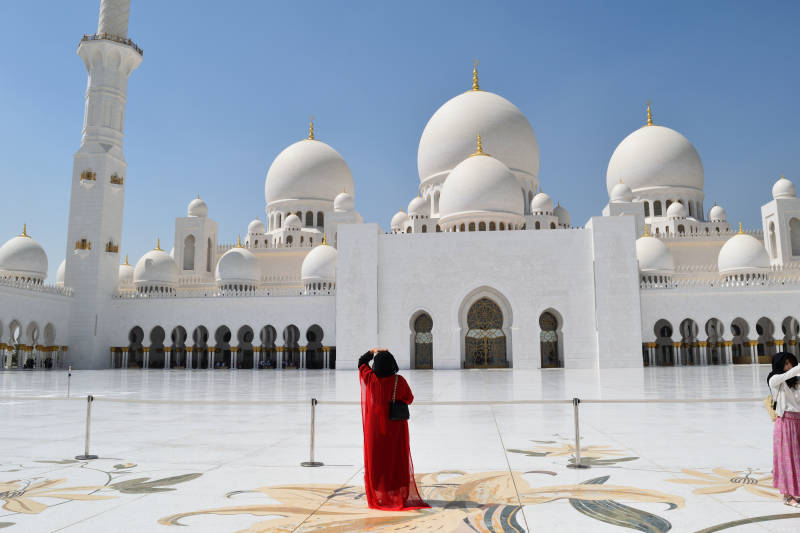 Sheikh Zayed Grand Mosque Abu Dhabi Emirates - Sehenswürdigkeiten Dubai top 10