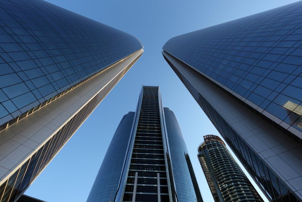Etihad Towers in Abu Dhabi @shutterstock
