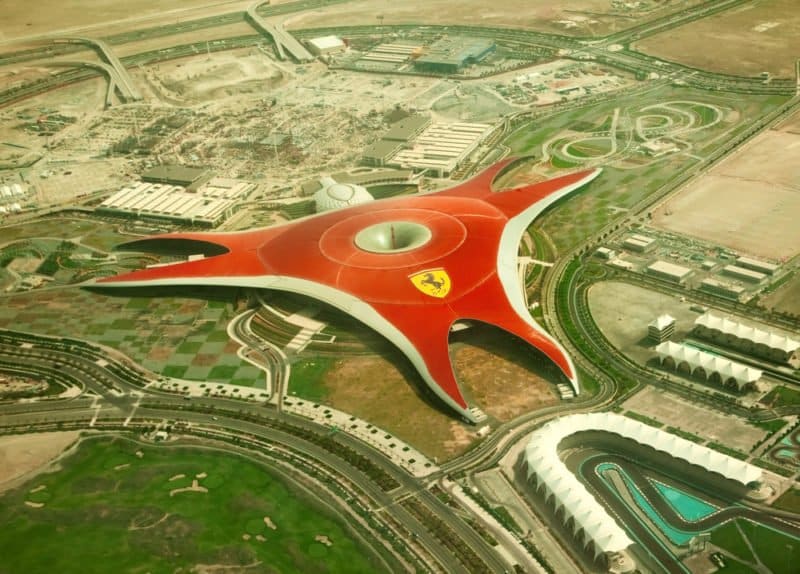 Ferrari World in Abu Dhabi @shutterstock