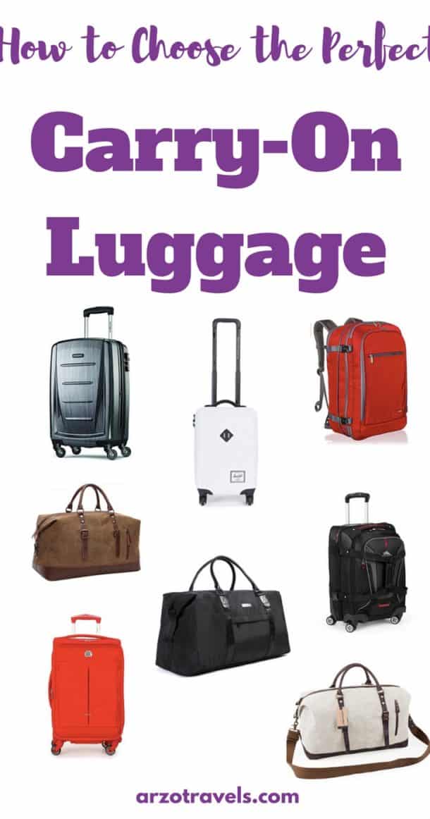 How to Choose the Best Carry-On Luggage for Your Travels - Arzo Travels