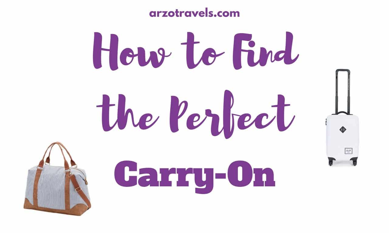 Carry On - how to find the perfect carry-on