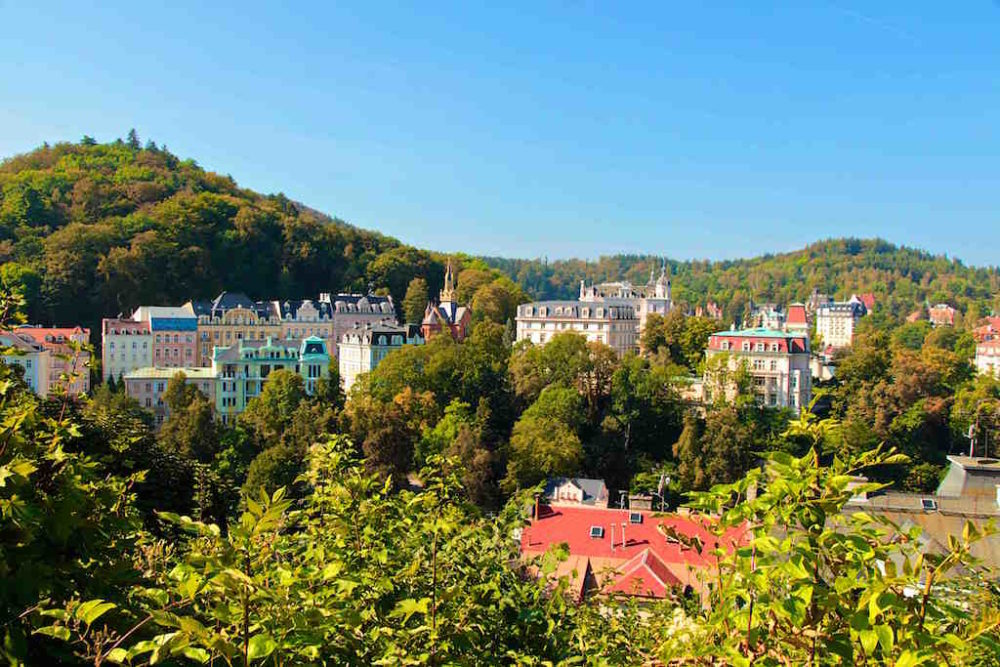 Karlovy Vary in the Czech Republic