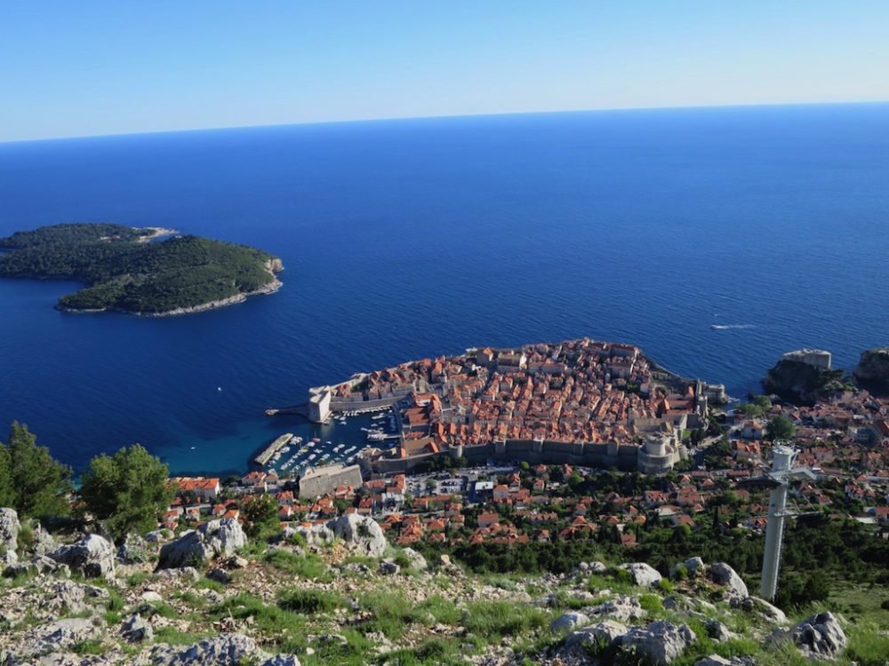 View over Dubrovnik Croatia