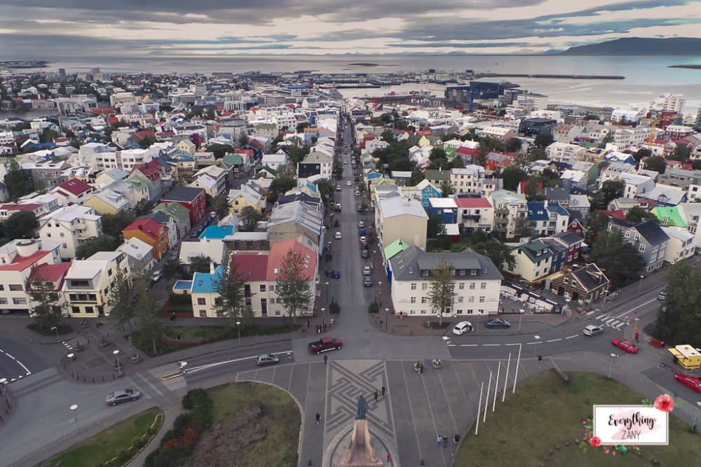 Colorful City of Reykjavik in Iceland