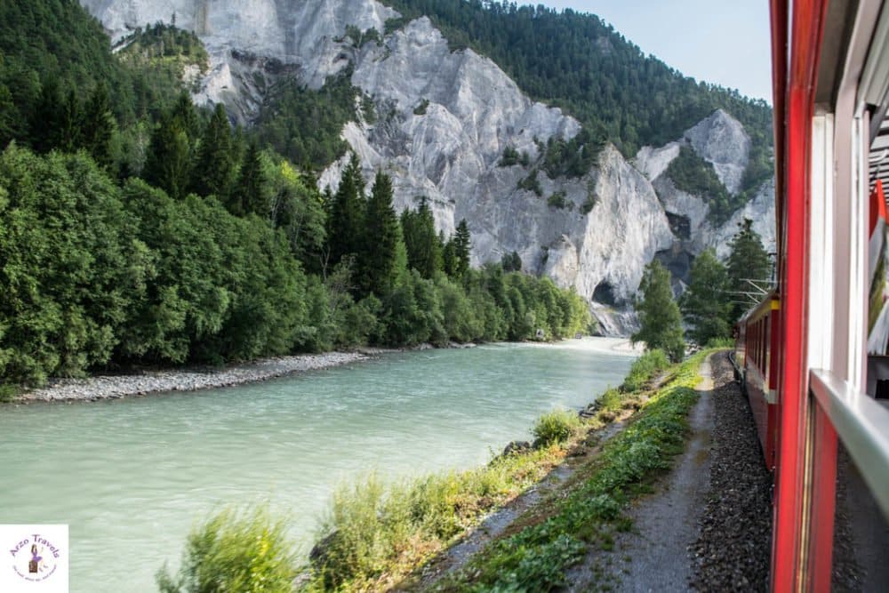 The Rhine Gorge in Graubünden - one of the most scenic routes