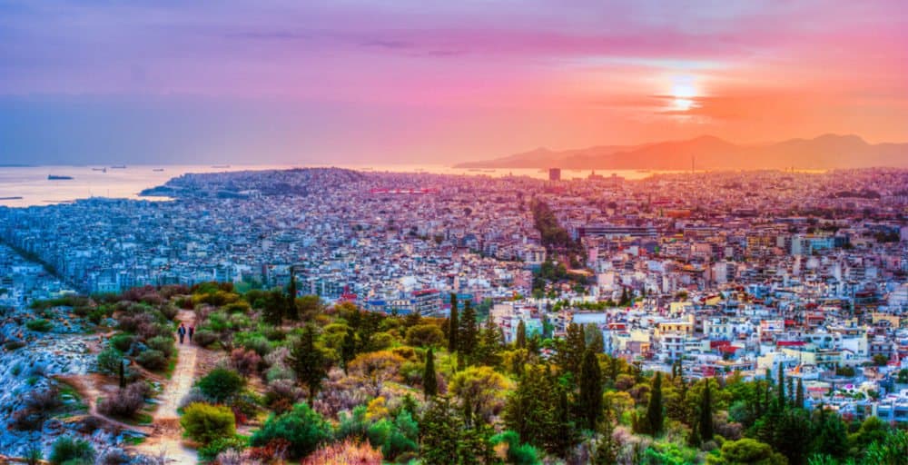 Athens at sunset_view œshutterstock