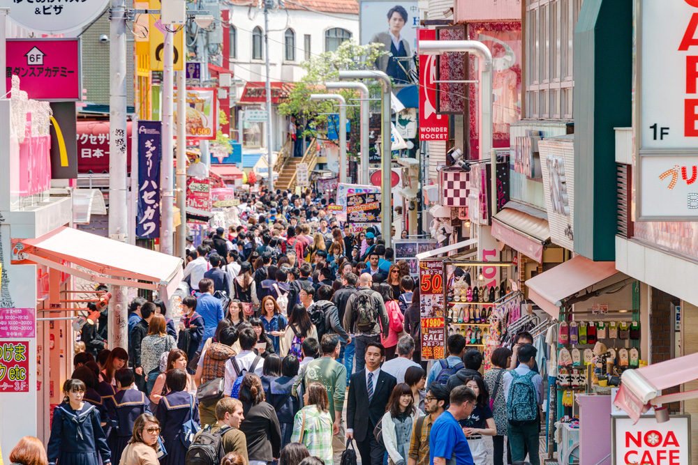 @shutterstock TAKESHITA STREET solo travel in Tokyo