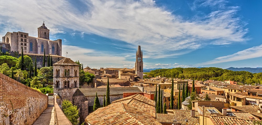 Spain points of interest. Girona