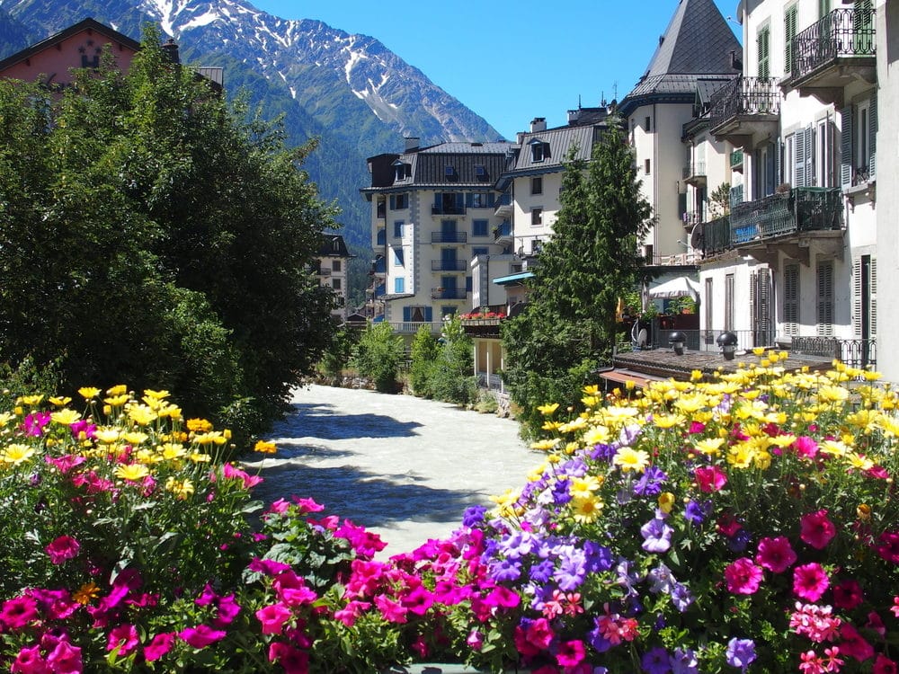 Most beautiful places in France CHAMONIX MONT BLANC village