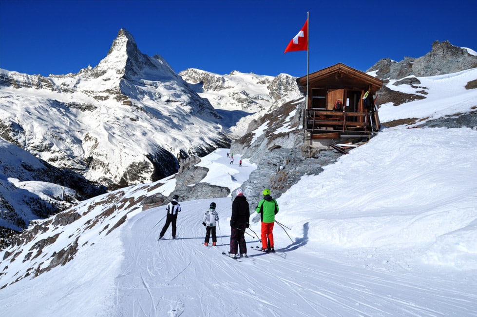 Zermatt is one best ski resorts in Switzerland