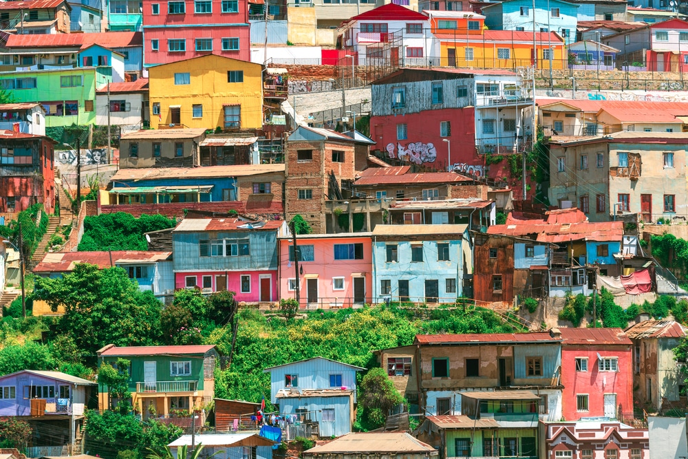 Coloful Houses in Valparaiso Chile Where to go in Chile