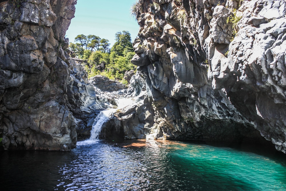 Radal Siete Tazas National Park in Maule, Chile. Best places to visit in Chile