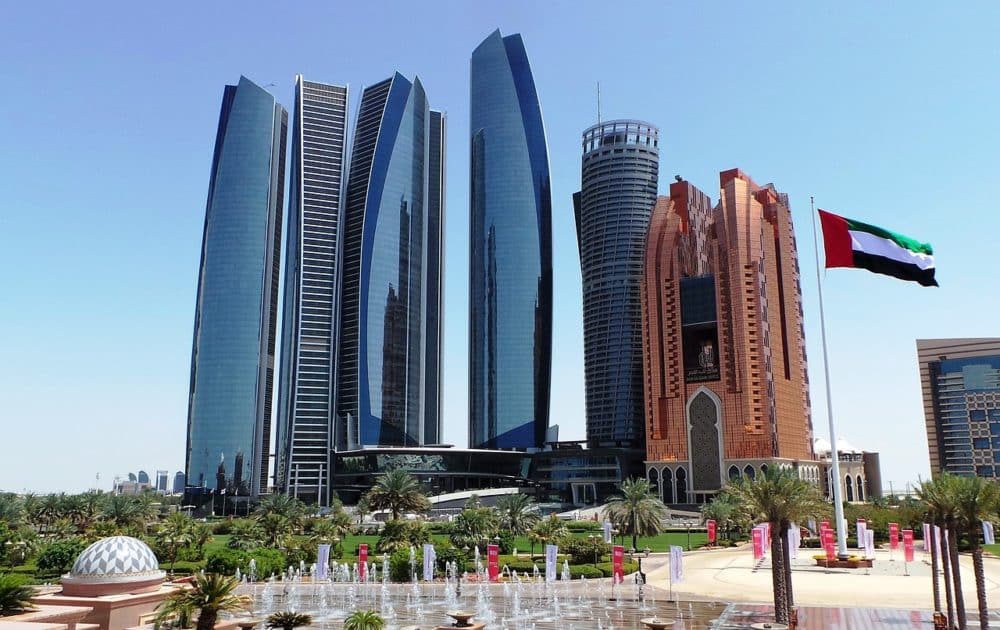 Etihad Towers in Abu Dhabi