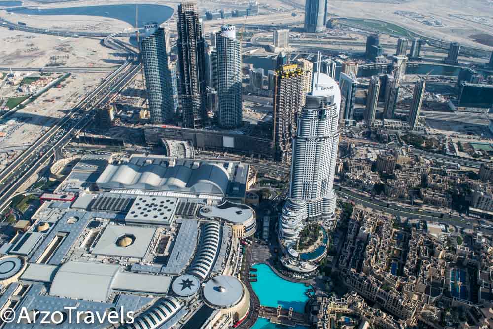 Burj Khaliga from level 124, 125