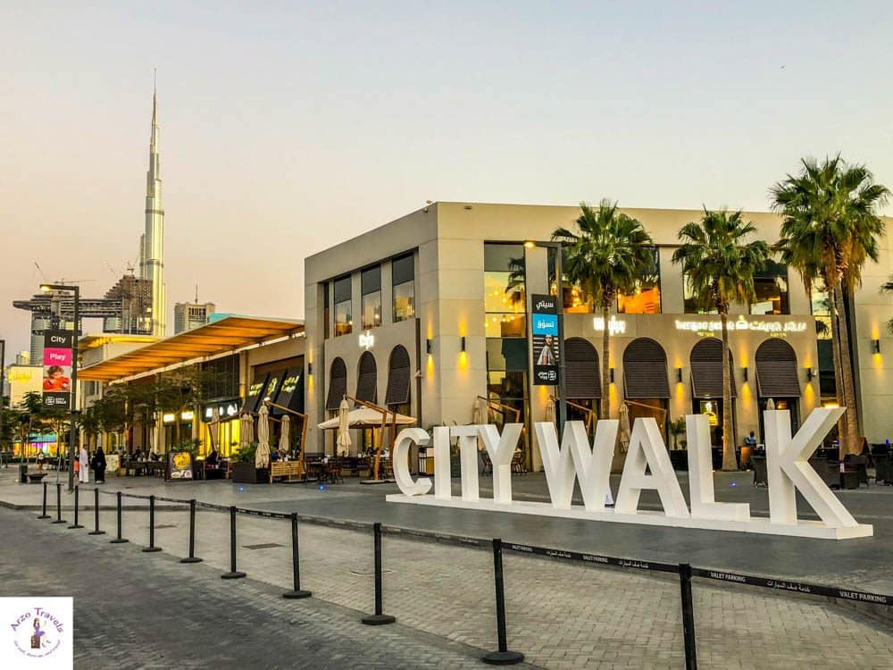City Walk in Dubai with Arzo Travels
