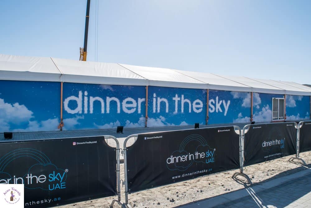 Online tickets for dinner in the sky