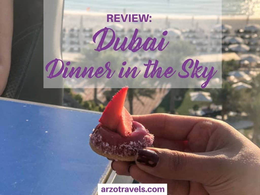Review Dinner in the Sky Dubai