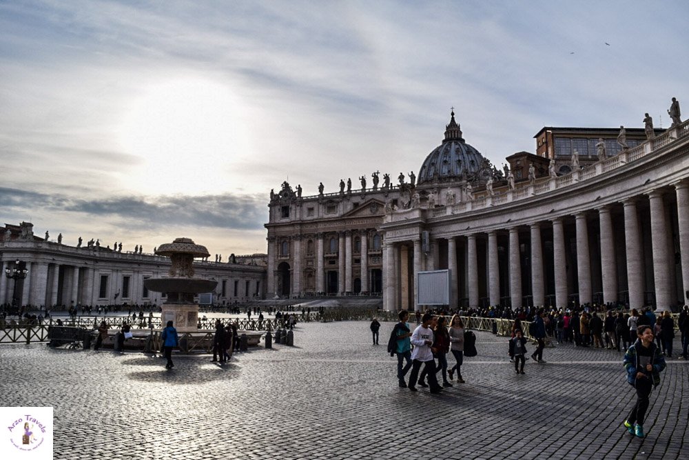 Lines at Vatican City off-season