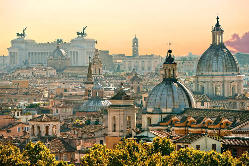 View from Castello del Angelo  - best viewpoints in Rome with Arzo Travels