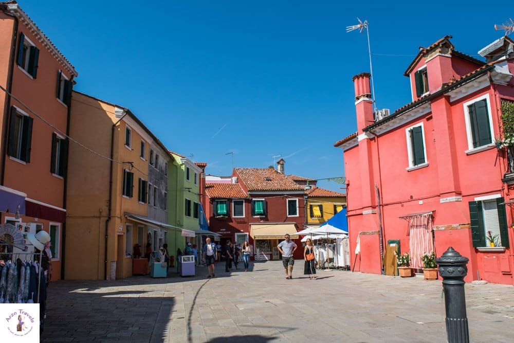 Colorful Burano in Italy