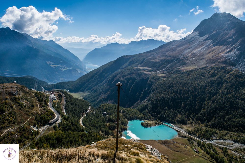 Valposchiavo Pal&uuml; Lake in heart shape