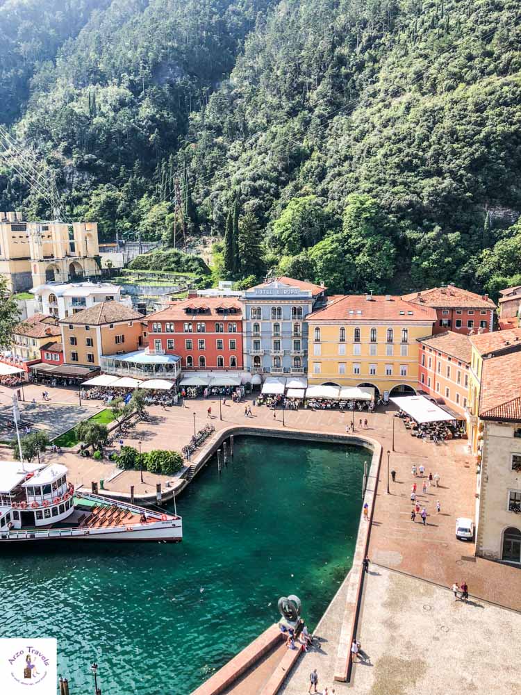 View from the tower in Riva del Garda, Lake Garda