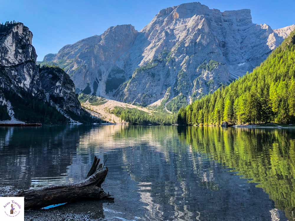 Lago di Braies in South Italy