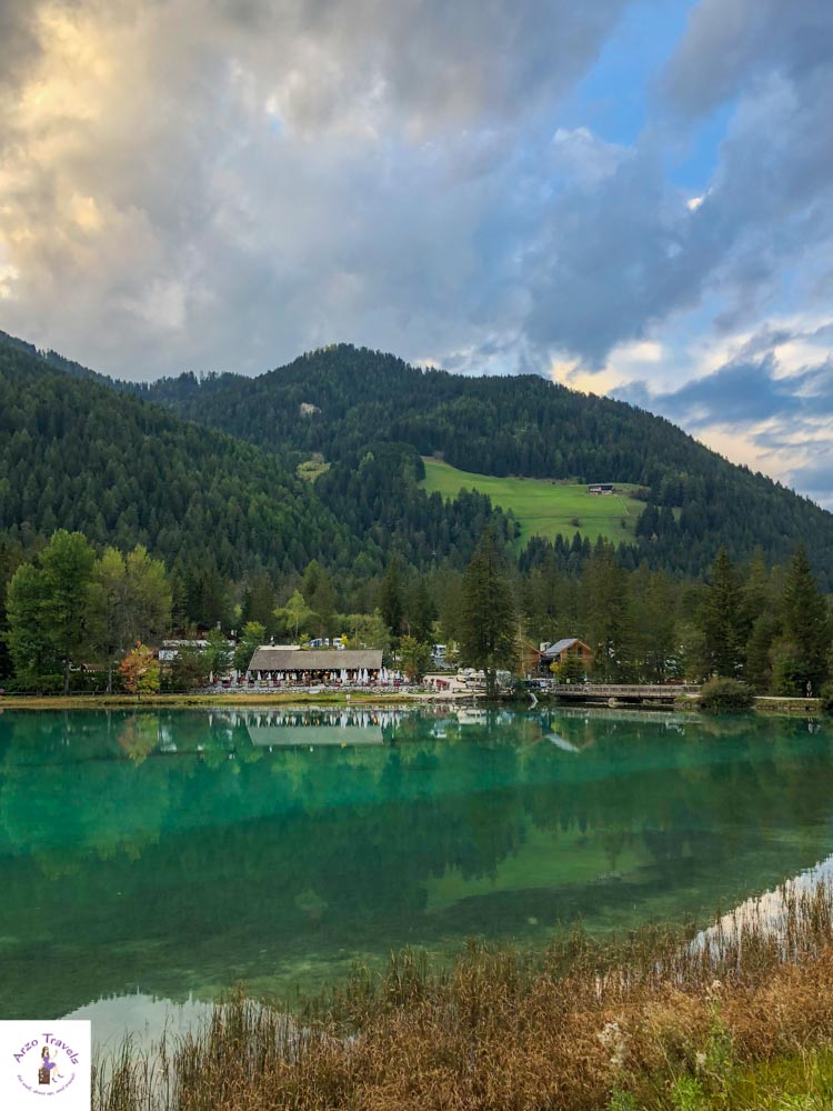 Lago di Dobbiaco in South Tyrol, Italy