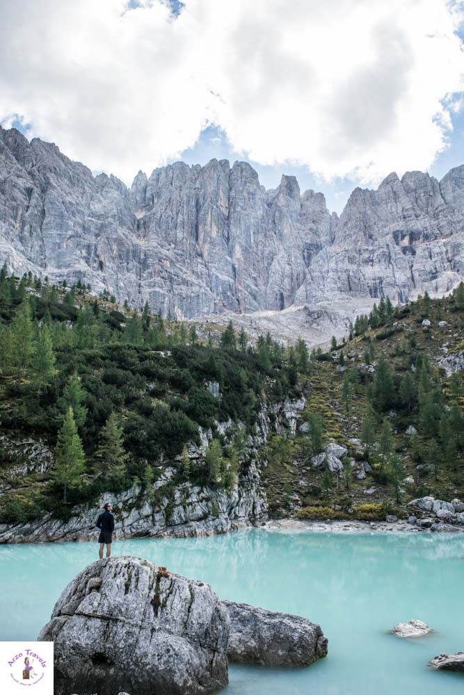 Lago di Sorapis, best things to see in the Dolomites.Must see place