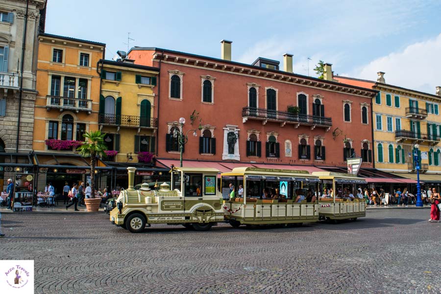 Verona where to visit -Piazza Bra - the mian market square