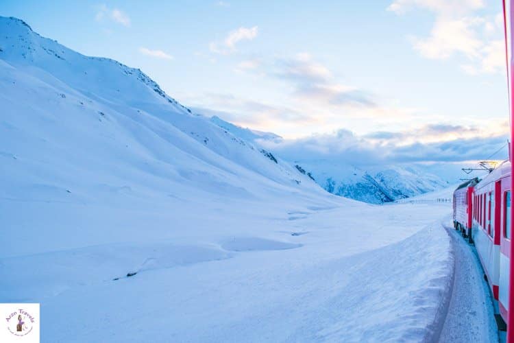 Switzerland in winter, Oberalppass