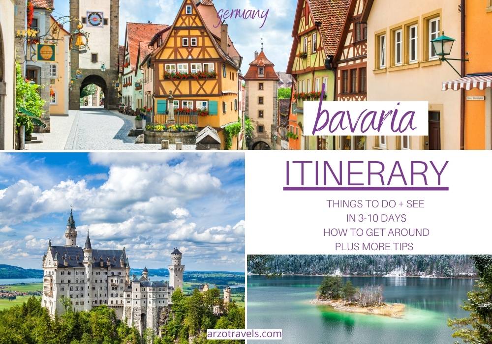 3-10 days in Bavaria itinerary, Germany Arzo Travels
