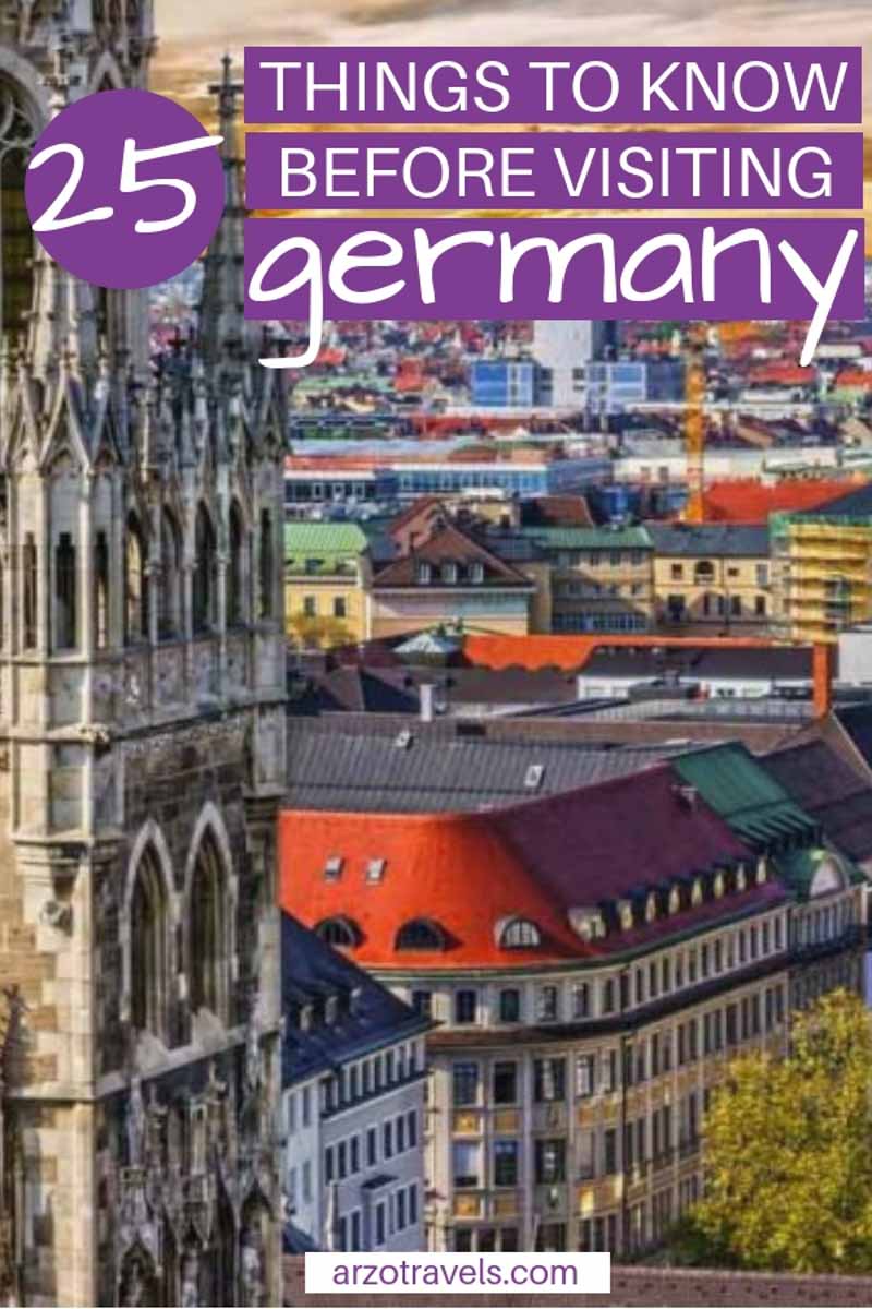 Here are 25 things you should know before visiting Germany Europe. Best Germany travel tips