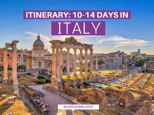 How To Have An Epic 2-Week Italy Itinerary - Arzo Travels