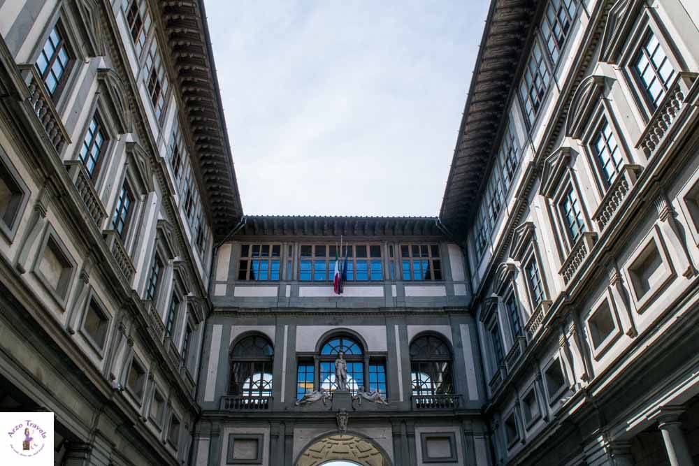 Florence Uffizi Gallery which is one of the main points of interests in 2 days in Florence