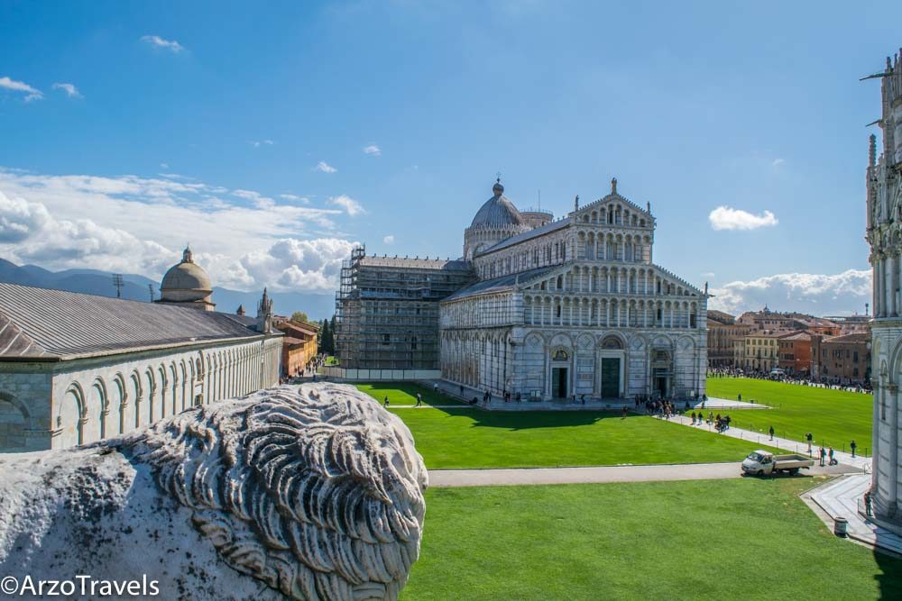Picture from Pisa from the walls, an itinerary for Pisa