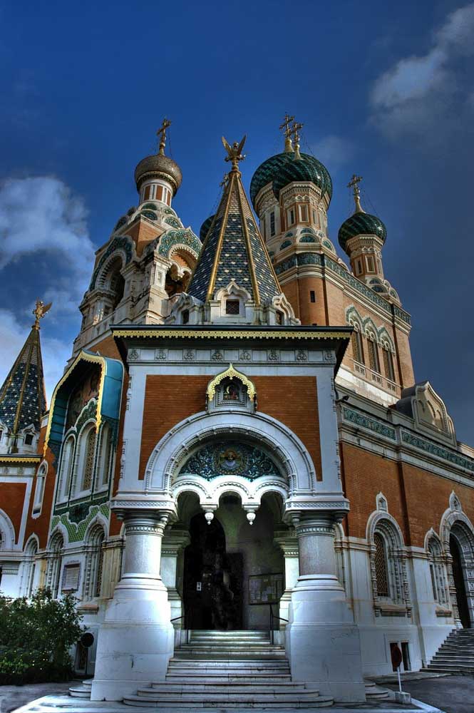The Russian Orthodox Cathedral in Nice