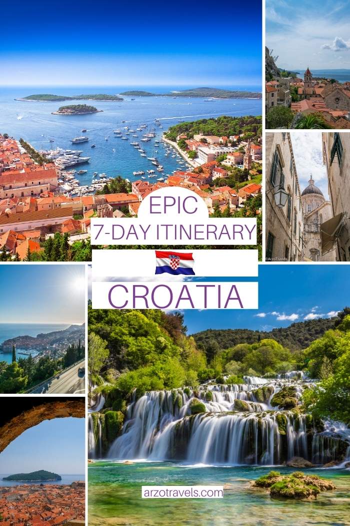 7-day Croatia itinerary, Arzo Travels