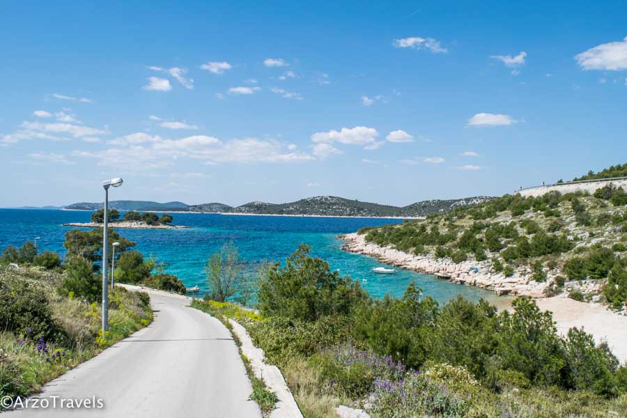 Beach in Croatia, road trip in Croatia