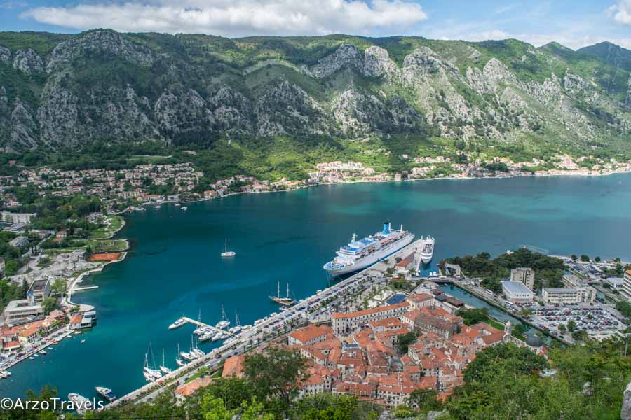 Kotor Bay hiking St. John´s Fortress is one of the main activities in Kotor