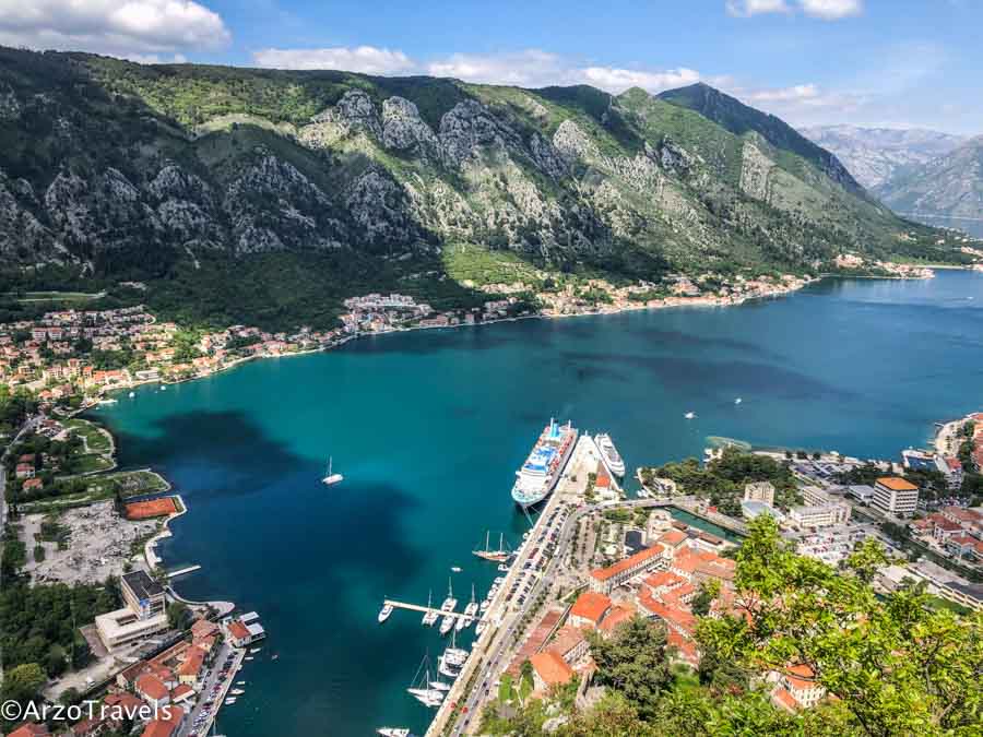 Kotor view from fortress