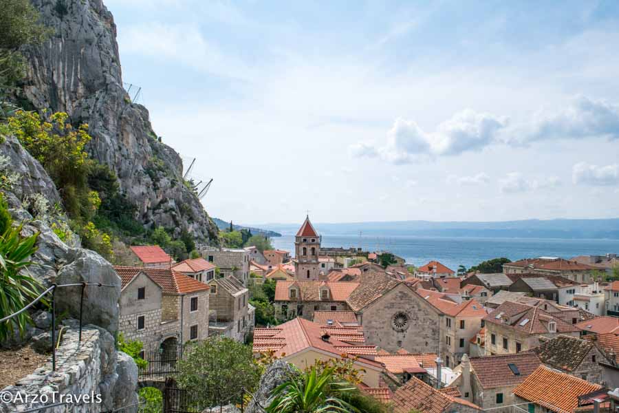 Omis view from the fortress