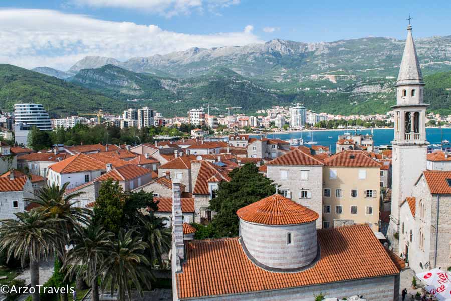 Budva old town - best places to visit in Montenegro in 10 days