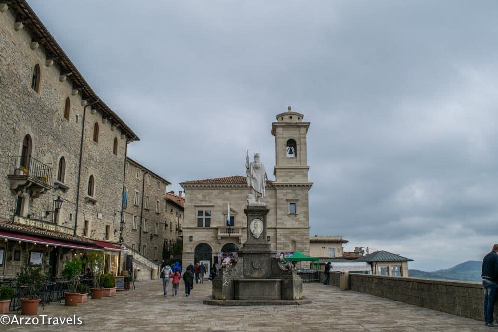 Piazza della Liberta in San Marino